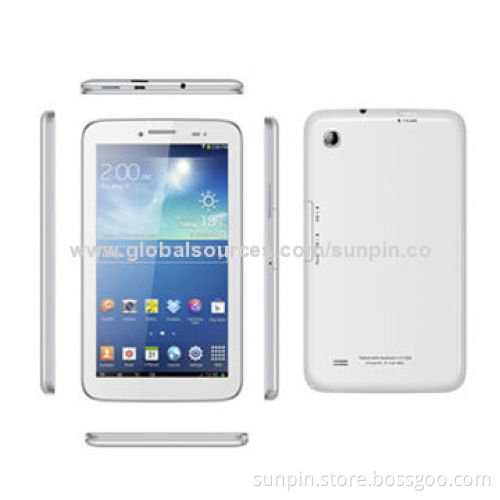 Factory Price 7-inch Dual-SIM 3G Calling Android Tablet PC with Phone Call Function and Dual Camera